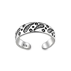 Wholesale 925 Silver Oxidized Adjustable Toe Ring