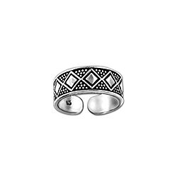 Wholesale 925 Sterling Silver Stylish Dot Toe Ring