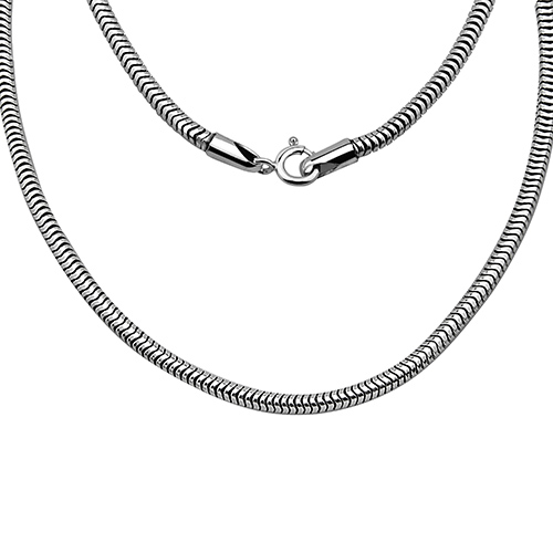 Wholesale 925 Silver Snake Chain Men's Necklace | Safasilver
