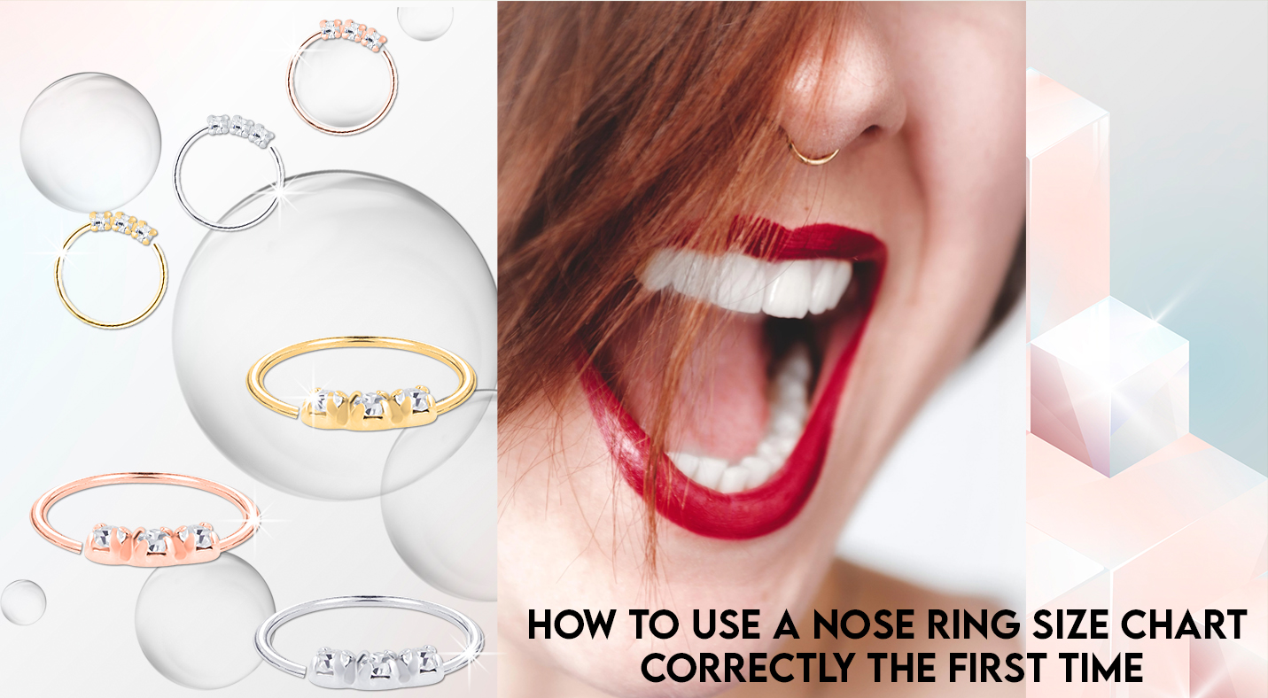 nose ring chart women design