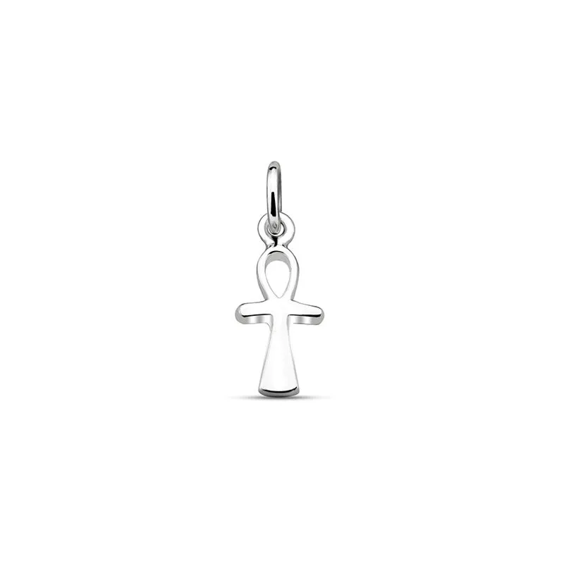 Silver Egyptian Ankh Cross Plain Pendant