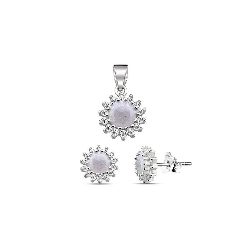 Sterling Silver White Ice 17mm Diamond Dangle Earrings Sterling Silver White Ice 17mm Diamond Dangle Earrings