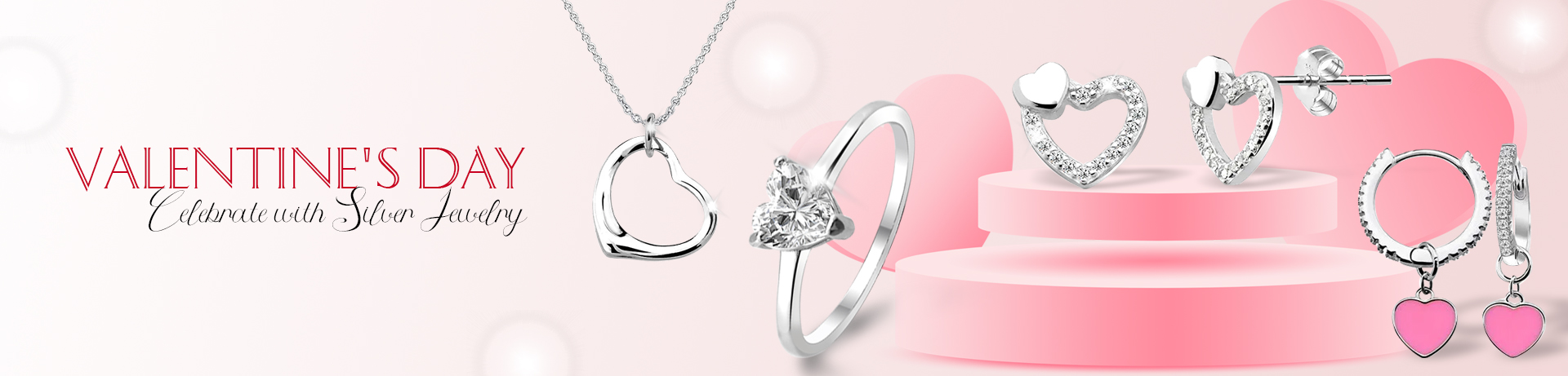 Valentine's Day 2025 Silver Jewelry Collection